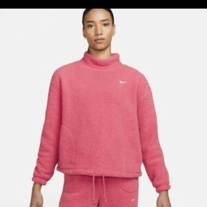 Nike Bright Pink Fleece Pullover